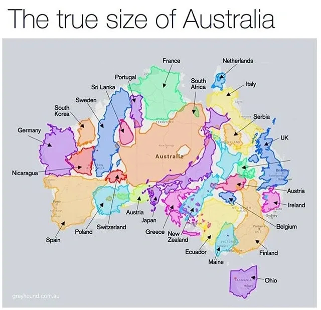 True size of Australia