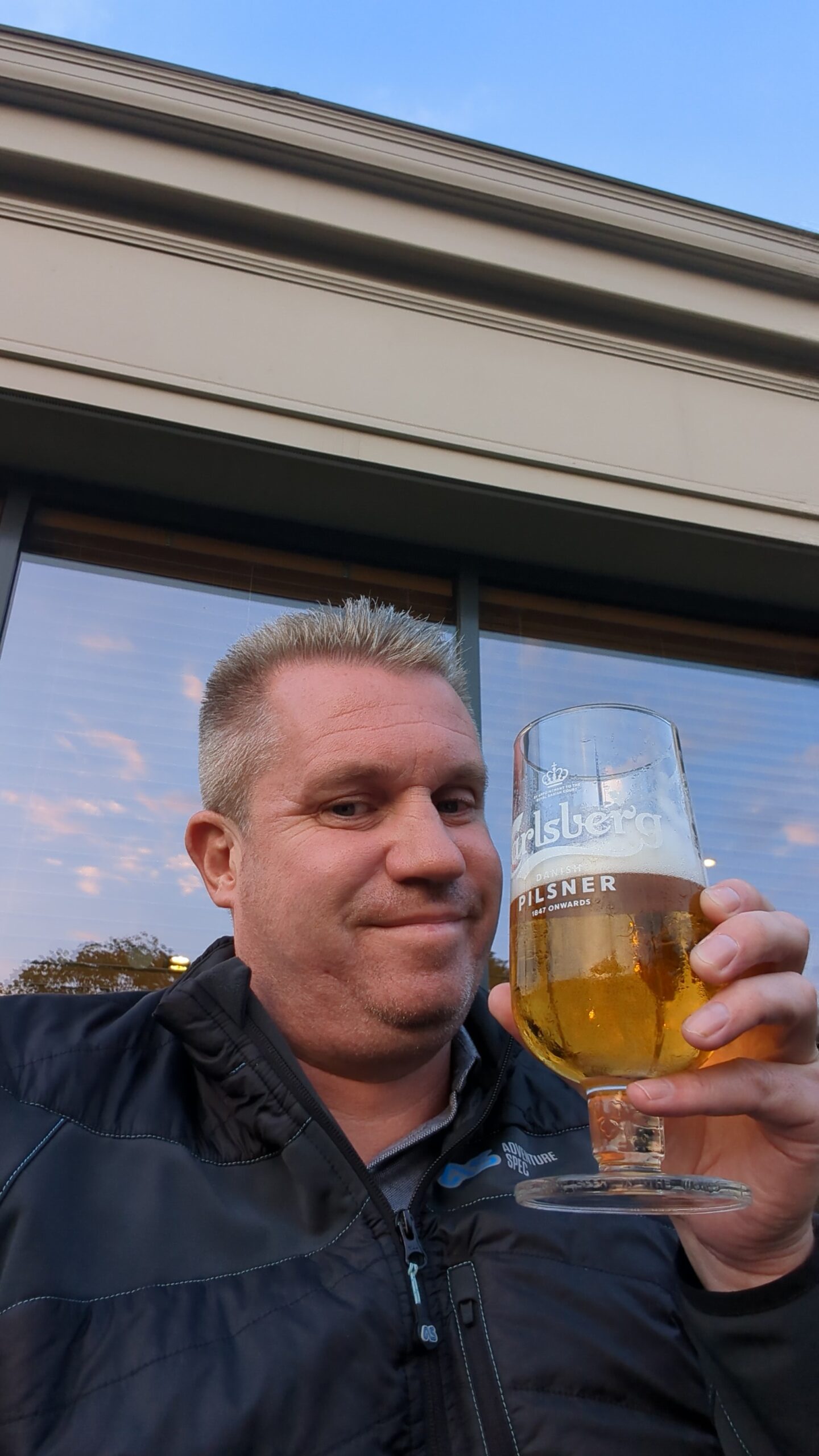 A birthday pint — hey, you don't turn 50 every day!