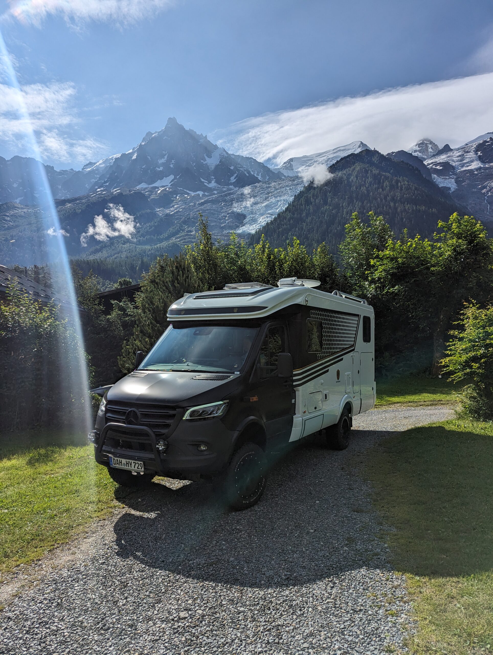 Mountain valley camp spot