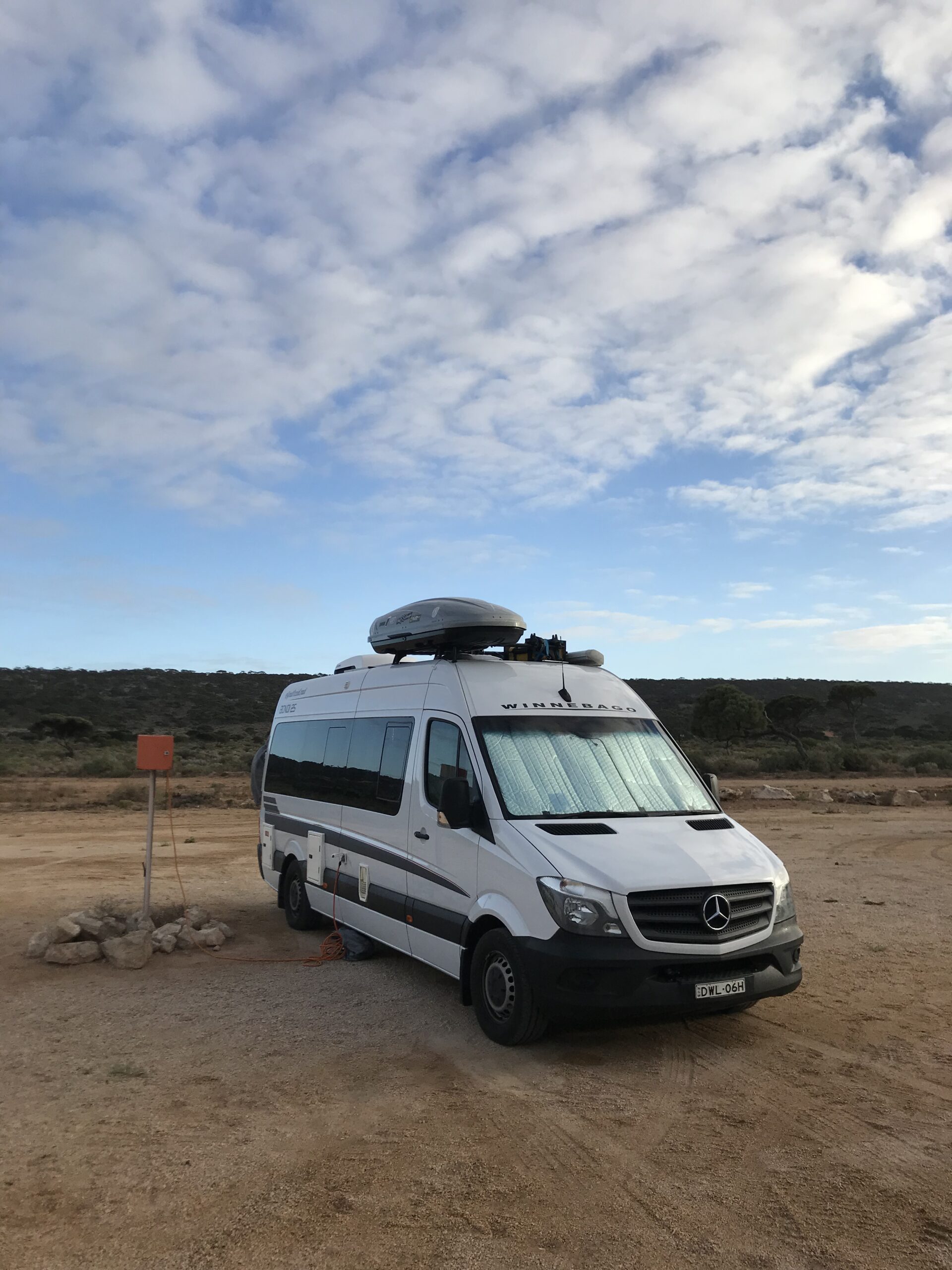 The Winnebago on the Nullarbor Plain