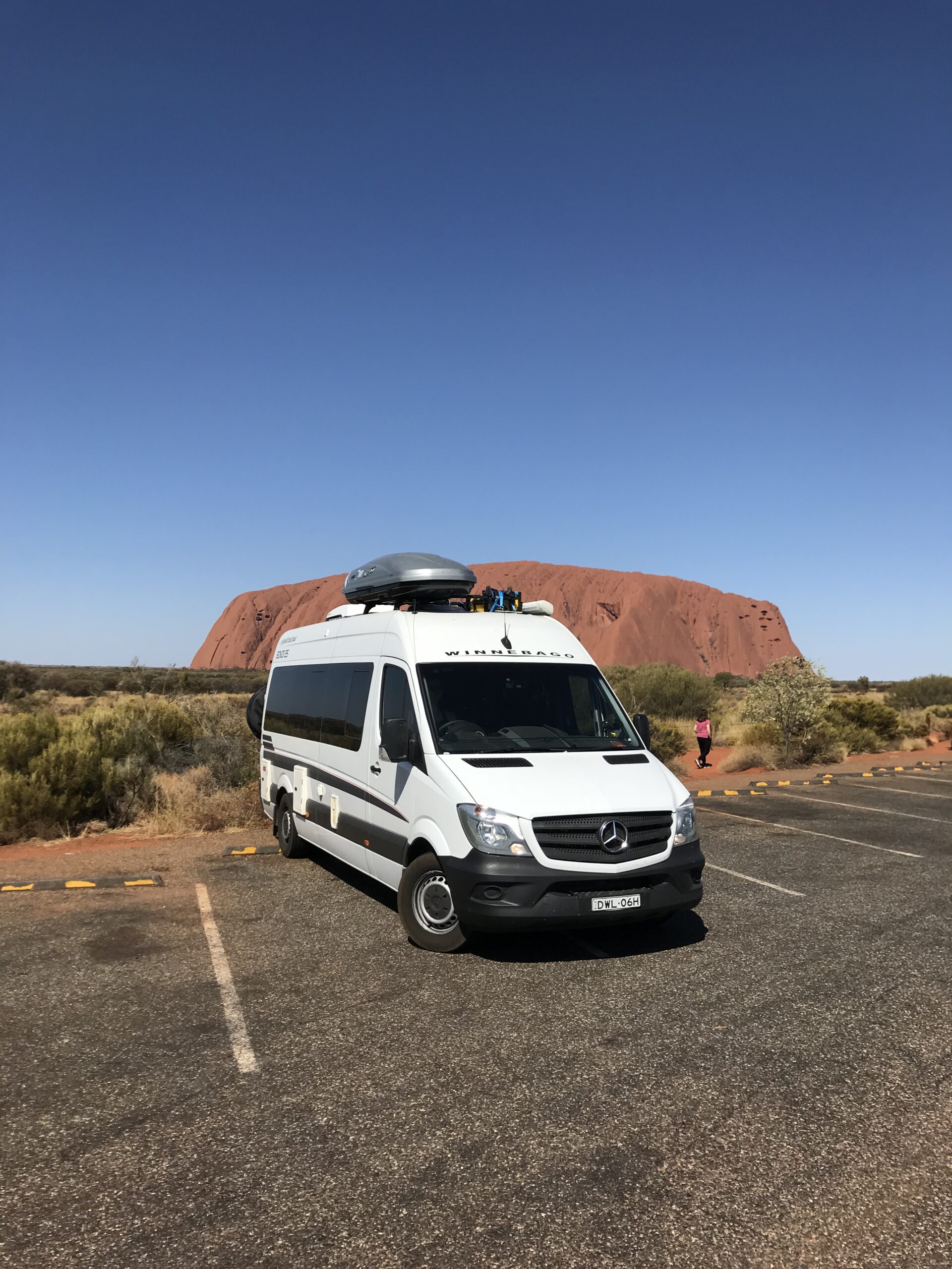 Van at Uluru