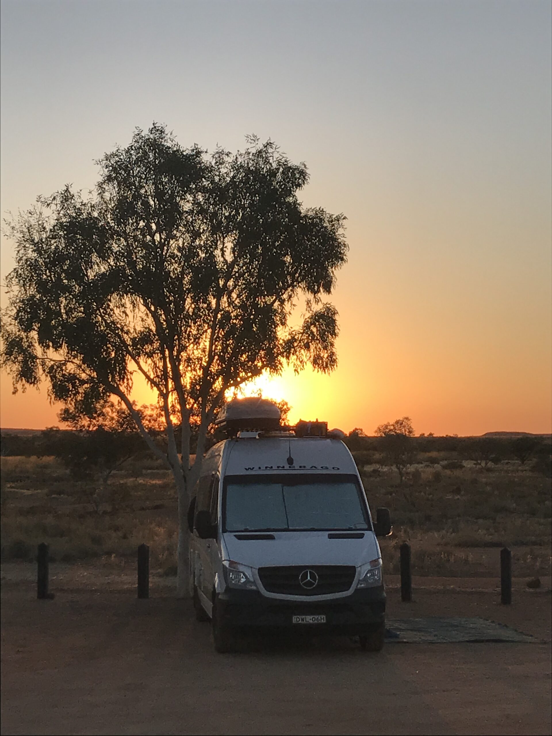 Vanlife sunset